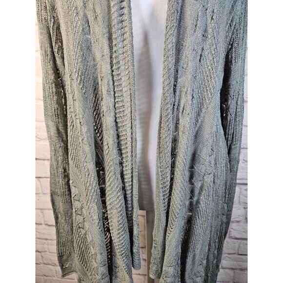 Torrid Women's Cardigan Open Front Sweater Short Long NWT Size 3 Green - Picture 4 of 11